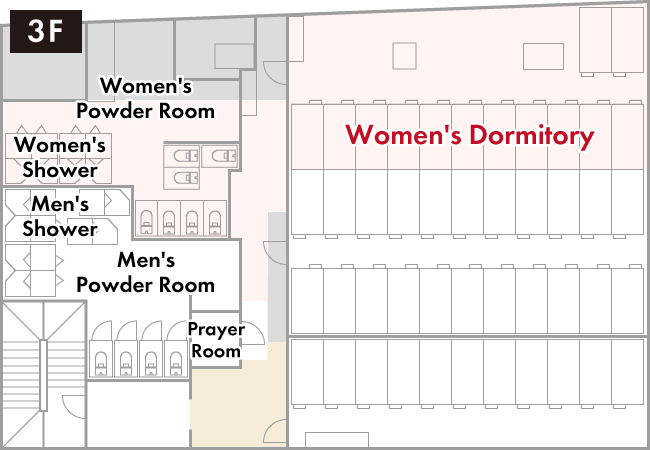 Woman's Dormitory floor
