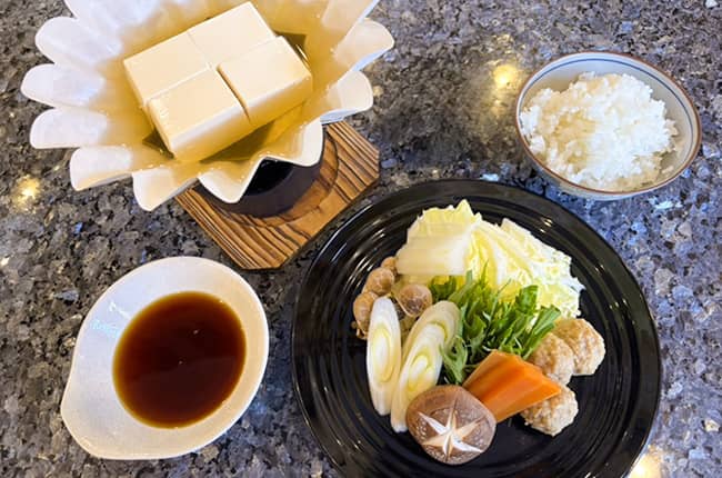 湯豆腐膳