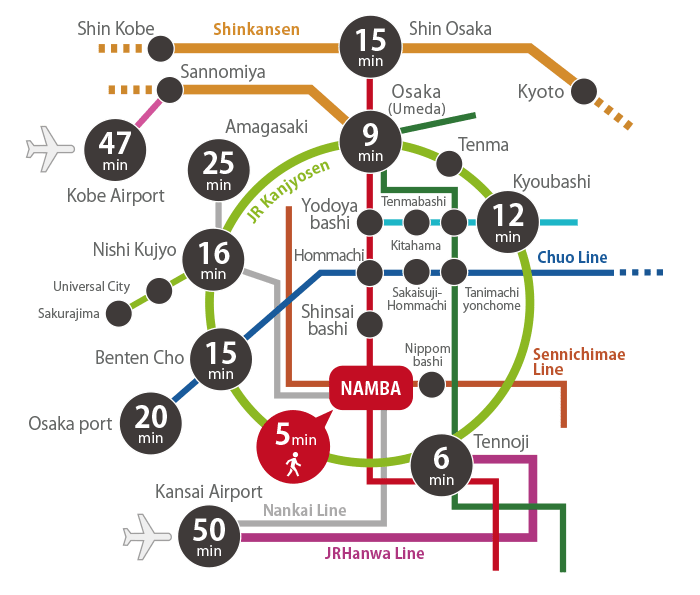 Cafe & Hostel Kimi to Ichigo location